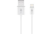 Kabel USB - Pro USB-A <-> Lightning - Biały - 1m - USB-A-Lightning-1m-W
