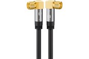 Kabel antenowy, zlacze - Pro SAT antenna cable (135 dB) 4x shielded 2m - 4040849705731