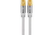 Kabel antenowy, zlacze - Pro SAT antenna cable (135 dB) 4x shielded 2m - 4040849706004