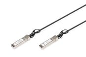 Kabel sieciowy - DIGITUS 10G SFP+ DAC Cable - 0.5m - Czarny - 0.5m - DN-81220