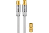 Kabel antenowy, zlacze - Pro TV antenna cable (135 dB) 4x shielded 2 m - 4040849703171