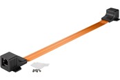 Kabel sieciowy - Pro Ultra-slim RJ45 LAN window feed-through 0.3 m - Przejrzyste - 0.3m - 4040849714122