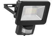 Czujniki ruchu i wylaczniki zmierzchowe - Goobay LED outdoor floodlight 20 W with motion sensor - 4040849538797