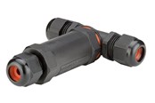 Kabel sieciowy - Pro T-piece cable connection IP 68 - Czarny - 4040849812866