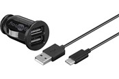 Telefon - Adapter i Ladowarka - Pro USB Type-C™ Car charger set (12W/2.4A) - 4040849588204