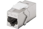 Kabel sieciowy - Pro Keystone module RJ45 coupler CAT 6A STP - Srebrny - 4040849908668