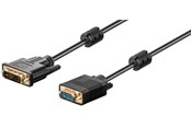 Kabel wyświetlacza - Pro DVI-I/VGA Full HD cable gold-plated - 4040849932601