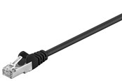 Kabel sieciowy - Pro CAT 5e patchcable SF/UTP black 15 m - Czarny - 15m - 4040849686689