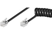 Kabel telefoniczny - Pro Phone handset spiral cable CCA (copper-clad aluminium) - 4040849680038