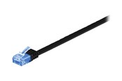 Kabel sieciowy - Pro LAN CAT 6A U/UTP flat - Czarny - 0.5m - 4040849963018