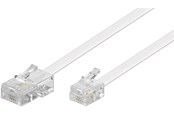 Kabel sieciowy - Pro Modular telephone cable - Biały - 6m - 4040849930621