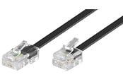Kabel sieciowy - Pro Modular telephone cable - Czarny - 6m - 4040849685774