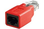 Kabel sieciowy - Pro 5e RJ45 cross-over modular adapter CAT 5e - Czerwony - 4040849689123
