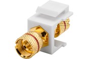 Kabel sieciowy - Pro Keystone module speaker - Czerwony - 4040849794841
