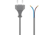 Kabel zasilający (wewnętrzny) - Pro Euro cord for assembly 1.5 m grey - 4040849513466