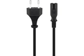 Kabel zasilajacy (zewnetrzny) - Pro Kabe zasilania C7 (2 pins) - Czarny - 0.5 m - Prosto - 4040849973598