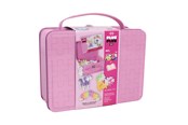 Klocki konstrukcyjne - Plus-Plus BIG / Metal suitcase Pastel - 3275