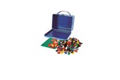 Klocki konstrukcyjne - Plus-Plus Suitcase Basic Metal - 7002