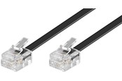 Kabel sieciowy - Pro Modular telephone cable - Czarny - 6m - 4040849503184