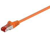 Kabel sieciowy - Pro LAN CAT 6 S/FTP - Pomarańczowy - 0.5m - 4040849954665