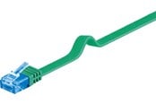 Kabel sieciowy - Pro LAN CAT 6A U/UTP flat - Zielony - 5m - 4040849963414