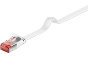 Kabel sieciowy - Pro LAN CAT 6 U/FTP flat - Biały - 3m - 4040849949180