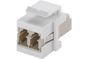 Kabel sieciowy - Pro KeyStone fibre optic cable module - Biały - 4040849800009