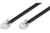 Kabel sieciowy - Pro Modular telephone cable - Czarny - 3m - 4040849503214