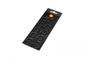 DIY Chlodzenie wodne - EK Water Blocks EK-Quantum Torque Color Ring 10-Pack STC 12/16 - Black - 3831109816639