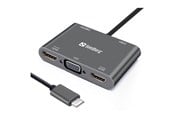 Stacja dokujaca - Sandberg USB-C MultiPort Docking Station - 136-35