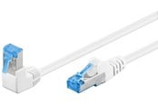 Kabel sieciowy - Pro LAN CAT 6A S/FTP 90° - Biały - 2m - 4040849515651