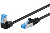 Kabel sieciowy - Pro LAN CAT 6A U/UTP 90° - Czarny - 3m - 4040849515590