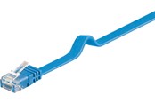 Kabel sieciowy - Pro LAN CAT 6 Flat U/UTP - Niebieski - 1m - 4040849964077
