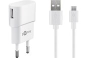 Telefon - Adapter i Ładowarka - Pro Micro USB charger set 1 A - 4040849452970