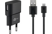 Telefon - Adapter i Ładowarka - Pro Micro USB charger set 1 A - 4040849452963