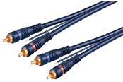 Kabel audio - Pro Car HiFi stereo RCA connector cable double shielded - 4040849501753
