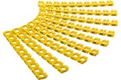 Zarządzanie kablami - Pro Cable marker clips ‘Letters A–C’ for cable diameters up to 6 mm - 4040849725180