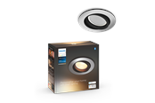 Inteligentny dom - Philips Hue Milliskin Reflektor punktowy do zabudowy-  okrągły - aluminiowy - 929003810801