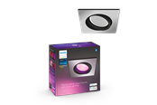 Inteligentny dom - Philips Hue Centura Reflektor punktowy do zabudowy - kwadratowy - aluminiowy - 929003809801