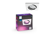 Inteligentny dom - Philips Hue Centura Reflektor punktowy do zabudowy - kwadratowy - biały - 929003809901