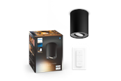 Inteligentny dom - Philips Hue Pillar Pojedyncze oświetlenie punktowe - czarne - z regulatorem przyciemniania - 929003811601