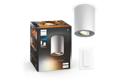 Inteligentny dom - Philips Hue Pillar Pojedyncze oświetlenie punktowe - białe - z regulatorem przyciemniania - 929003811701