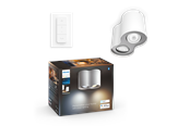 Inteligentny dom - Philips Hue Pillar Podwójne oświetlenie punktowe - białe - z regulatorem przyciemniania - 929003811501