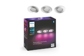 Inteligentny dom - Philips Hue Xamento Łazienkowe oświetlenie punktowe do zabudowy - chrome - 3-pak - 929003812901
