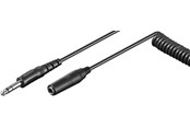 Kabel wyświetlacza - Pro Headphone extension cable 6.35 mm coiled cable - 4040849500169