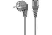 Kabel zasilajacy (zewnetrzny) - Pro Cold-device connection cord angled 2 m grey - 4040849500763
