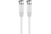 Kabel antenowy, zlacze - Pro SAT antenna cable (80 dB) 2x shielded 7.5m - 4040849507403