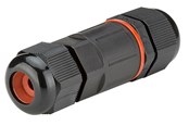 Kabel sieciowy - Pro Cable connector 7.5 cm IP 68 - Czarny - 4040849813252