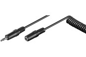 Kabel audio - Pro Headphone extension cable 3.5 mm coiled cable - 4040849500176