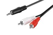 Kabel audio - Pro Audio cable AUX adapter 3.5 mm male to stereo RCA - 4040849516504
